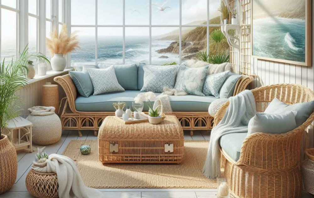 Coastal conservatory furniture