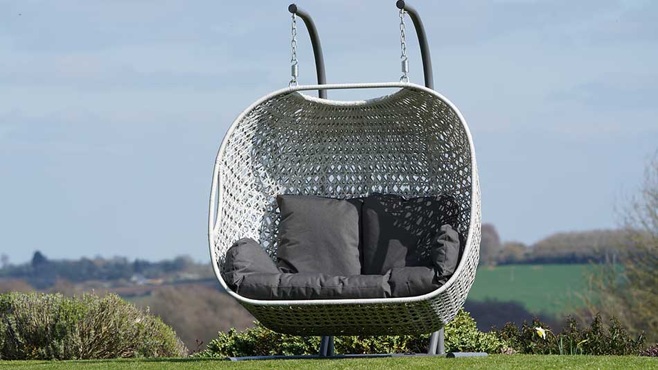 Our Hanging Egg Chairs