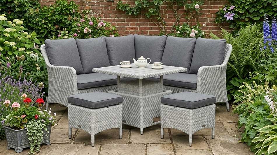 About Our Corner Garden Sofa Sets