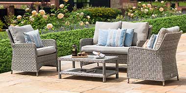 High Back Rattan Garden Furniture