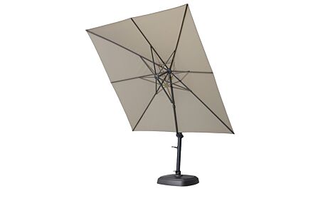 Four Seasons Outdoor Siesta Taupe 3m Square Parasol -125kg Siesta Granite Wheeled Base Four Seasons Outdoor Siesta Taupe 3m Square Parasol -125kg Siesta Granite Wheeled Base