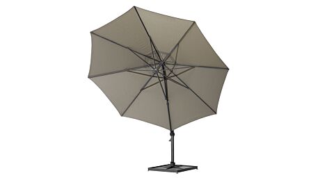 Four Seasons Outdoor Siesta Taupe 3.5m Round Parasol -125kg Siesta Granite Grey Base Four Seasons Outdoor Siesta Taupe 3.5m Round Parasol -125kg Siesta Granite Grey Base