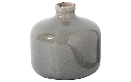 Hill Interiors Garda Grey Glazed Eve Vase Hill Interiors Garda Grey Glazed Eve Vase