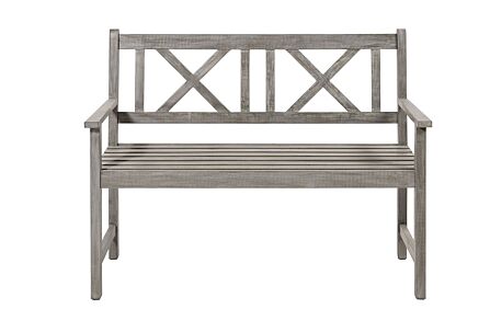 Pacific Lifestyle Cambridge Antique Grey Three Seater Acacia Wood Bench Pacific Lifestyle Cambridge Antique Grey Three Seater Acacia Wood Bench