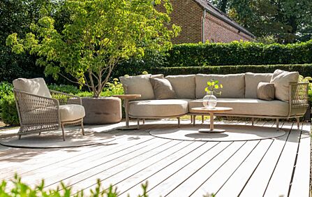 4 Seasons Outdoor Sardinia Garden Lounge Set With Chair & Volta Tables