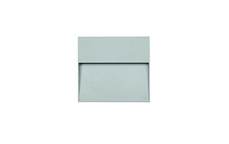 Pacific Lifestyle Elysium Grey Square Diffused Outdoor Wall Light