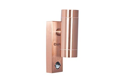 Pacific Lifestyle Lantana Copper Metal Dual PIR Wall Light