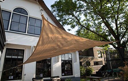 Pacific Lifestyle 5m Triangle Shade Sail Sand Pacific Lifestyle 5m Triangle Shade Sail Sand