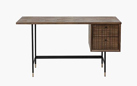 Pacific Lifestyle Arte Acacia Wood 2 Drawer Desk