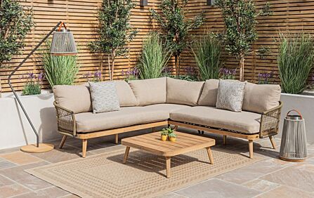 Maze Bali Rope Corner Sofa Set