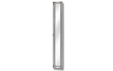 Hill Interiors Baroque Slimline Antique Silver Full Length Mirror