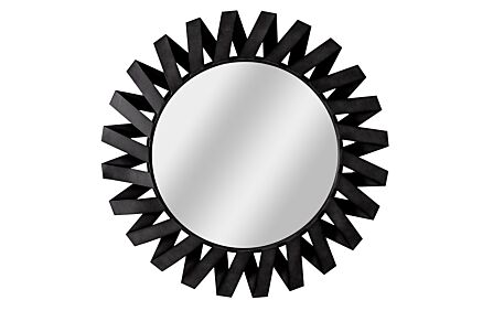 Hill Interiors Black Origami Sunburst Mirror