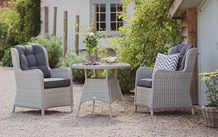 Bramblecrest Chedworth Rattan Bistro Set - Grey Bramblecrest Chedworth Rattan Bistro Set - Grey