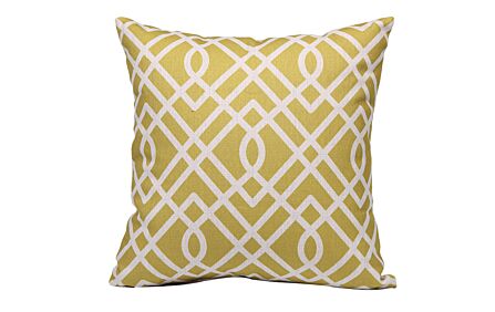 Bramblecrest Ochre Maze Scatter Cushion