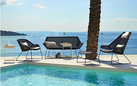 Cane-Line Breeze Sofa Set-Black Cane-Line Breeze Sofa Set-Black