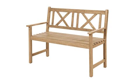 Pacific Lifestyle Cambridge Light Teak Two Seater Acacia Wood Bench Pacific Lifestyle Cambridge Light Teak Two Seater Acacia Wood Bench
