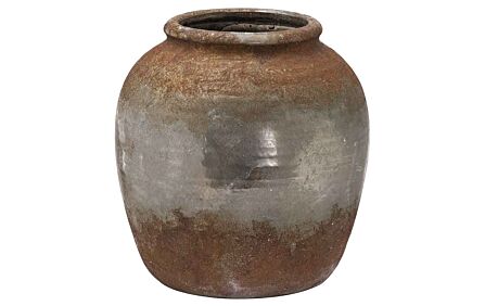 Hill Interiors Castello Aged Stone Vase