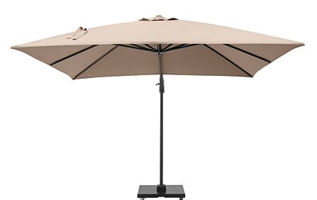 Pacific Lifestyle Challenger T2 3m Square Taupe Free Arm Parasol & 90kg Wheeled Base Pacific Lifestyle Challenger T2 3m Square Taupe Free Arm Parasol & 90kg Wheeled Base