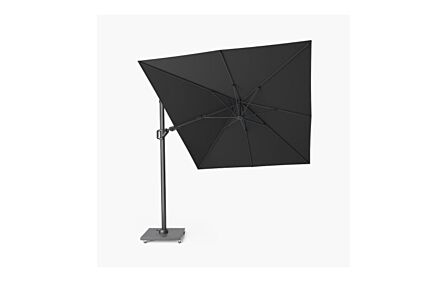 Pacific Lifestyle Challenger T2 3.5 X 2.6 Faded Black Free Arm Parasol With 90kg Wheeled Base Pacific Lifestyle Challenger T2 3.5 X 2.6 Faded Black Free Arm Parasol With 90kg Wheeled Base