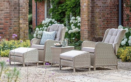 Bramblecrest Chedworth Garden Recliner Set - Sandstone Bramblecrest Chedworth Garden Recliner Set - Sandstone