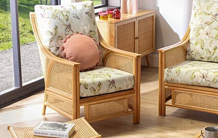 Desser Chester Natural Cane Armchair