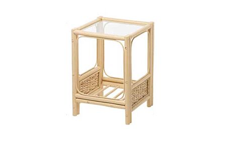 Desser Vale Cane Rattan Lamp Table 