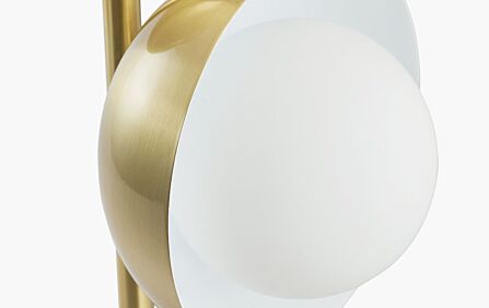 Pacific Lighting Estelle Brushed Brass Metal Table Lamp