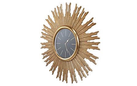 Pacific Lifestyle Gold Starburst Wall Clock