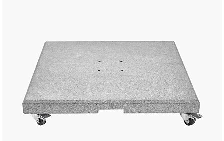 Pacific Lifestyle Salerno Hammered Grey Granite 90KG Wheeled Parasol Base Pacific Lifestyle Salerno Hammered Grey Granite 90KG Wheeled Parasol Base