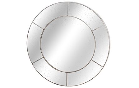 Hill Interiors Augustus Circular Window Wall Mirror