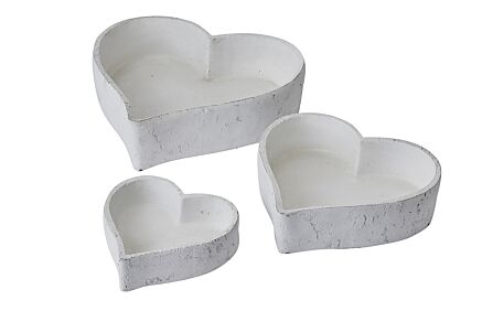 Hill Interiors Set Of Three Large Matt White Ceramic Dishes Hill Interiors Set Of Three Large Matt White Ceramic Dishes
