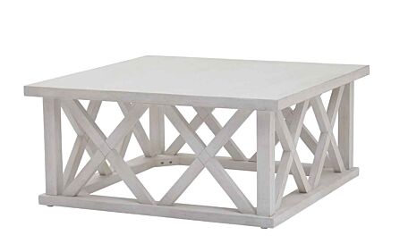 Hill Interiors Stamford Plank Collection Square Coffee Table