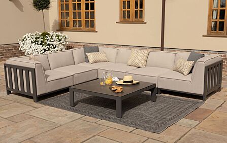 Maze Ibiza Medium Corner Sofa Set Oatmeal Maze Ibiza Medium Corner Sofa Set Oatmeal