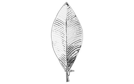Hill Interiors Large Silver Leaf Wall Hanging Candle Holder
