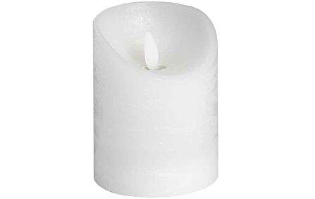 Hill Interiors Luxe Collection 3 x 4 White Flickering Flame LED Wax Candle Set of 4 Hill Interiors Luxe Collection 3 x 4 White Flickering Flame LED Wax Candle Set of 4
