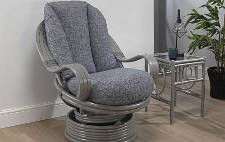 Desser Madrid Grey Swivel Rocker