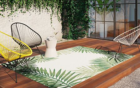 Maze Botany Palm Leaf Indoor/Outdoor Rug 200cmx290cm