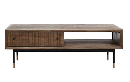 Pacific Lifestyle Arte Acacia Wood 2 Drawer Coffee Table