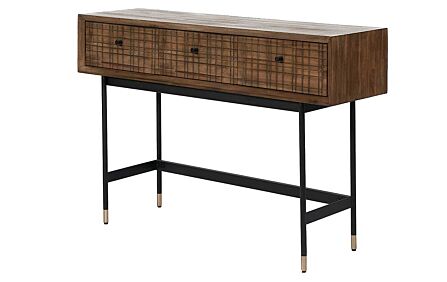 Pacific Lifestyle Arte Acacia Wood 3 Drawer Console Table Pacific Lifestyle Arte Acacia Wood 3 Drawer Console Table