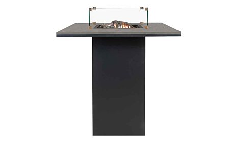 Pacific Lifestyle Cosiloft 100 Fire Pit Bar Table Black and Grey