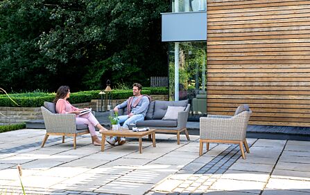 Pacific Lifestyle Larissa Lounge Set - Light Kubu Grey