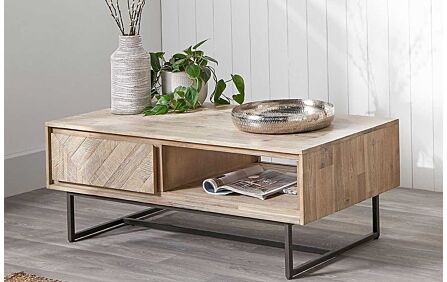 Pacific Lifestyle Marca Acacia Wood 2 Drawer Coffee Table