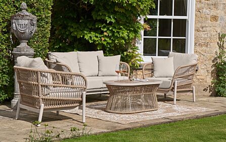 Pacific Lifestyle Martic Garden Two Seat Sofa Set - Sandstone Pacific Lifestyle Martic Garden Two Seat Sofa Set - Sandstone