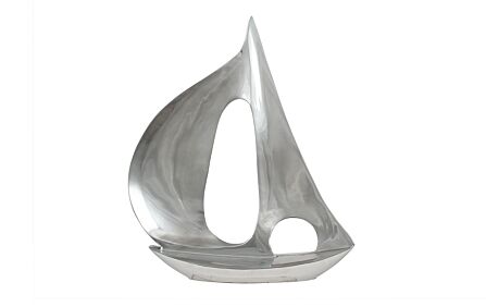 Pacific Lifestyle Silver Metal Sailing Boat Ornament
