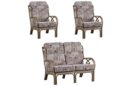 Cane Industries Padova Rattan Conservatory Furniture Sofa Set