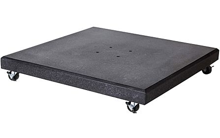 Pacific Lifestyle Polished Black Granite 90KG Wheeled Parasol Base Pacific Lifestyle Polished Black Granite 90KG Wheeled Parasol Base