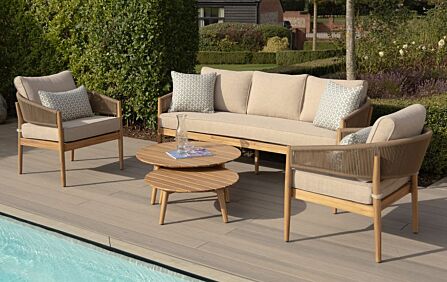 Maze Porto 3 Seat Sofa Lounge Set Maze Porto 3 Seat Sofa Lounge Set