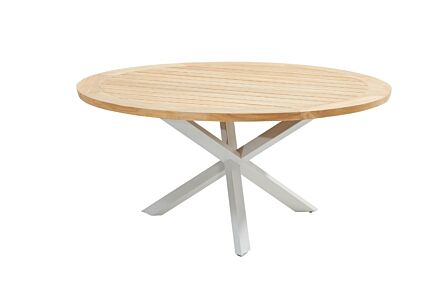 4 Seasons Outdoor Prado 160 Dining Table With Grey Legs