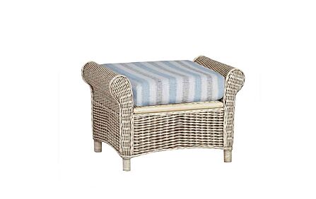 Cane Industries Sarrola Upholstered Footstool with Storage Cane Industries Sarrola Upholstered Footstool with Storage