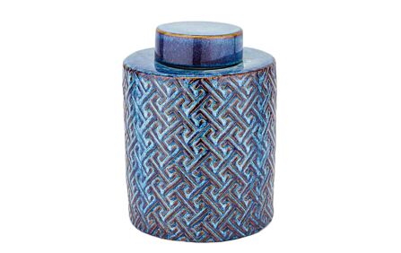 Hill Interiors Seville Large Indigo Azero Urn